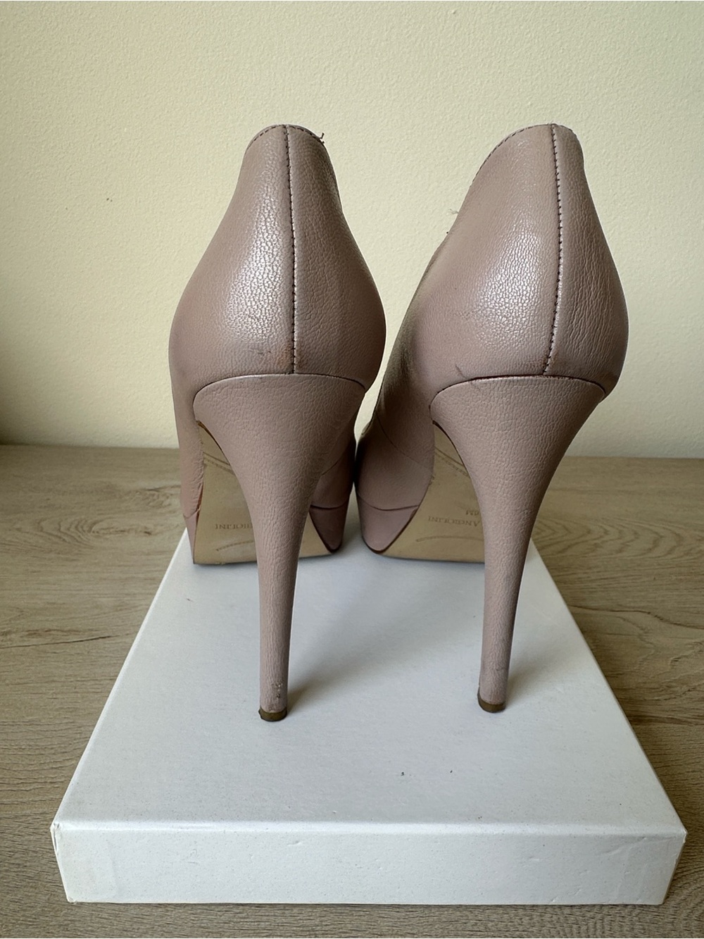 Enzo Angiolini Blush Peep-Toe Platform Pumps - Picture 2 of 10